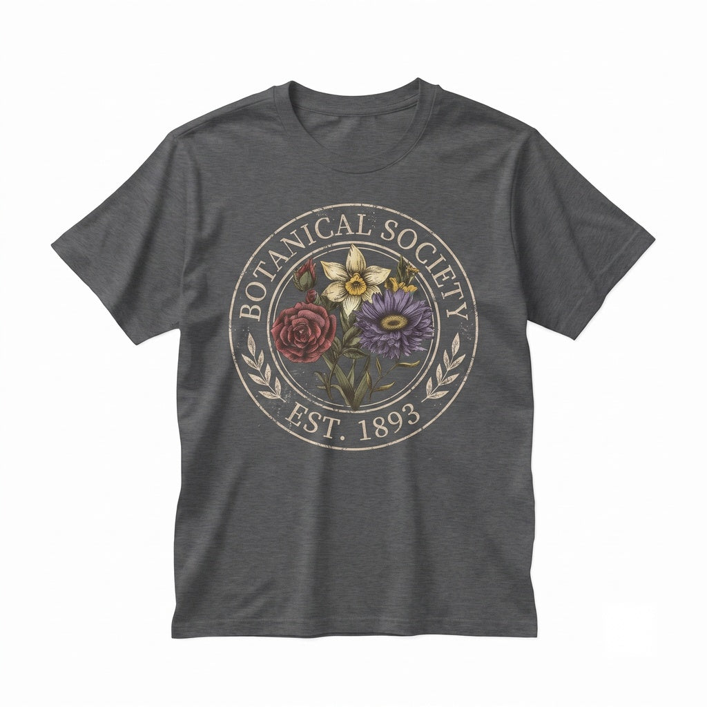 Personalized Birth Flower Botanical Plant Mom Custom Apparel Unisex TShirt