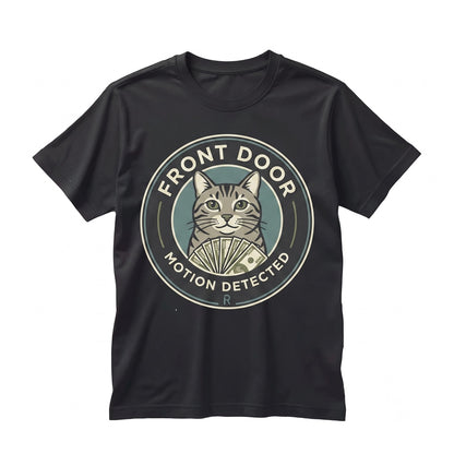 Ring Cat Motion Meme Funny Animal Parody Silly Shitpost Graphic Cotton Oversized Apparel Unisex TShirt