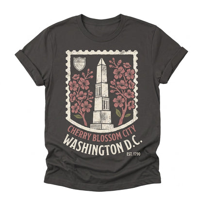 Washington DC Cherry Blossom Festival Floral Souvenir Graphic Apparel Unisex TShirt
