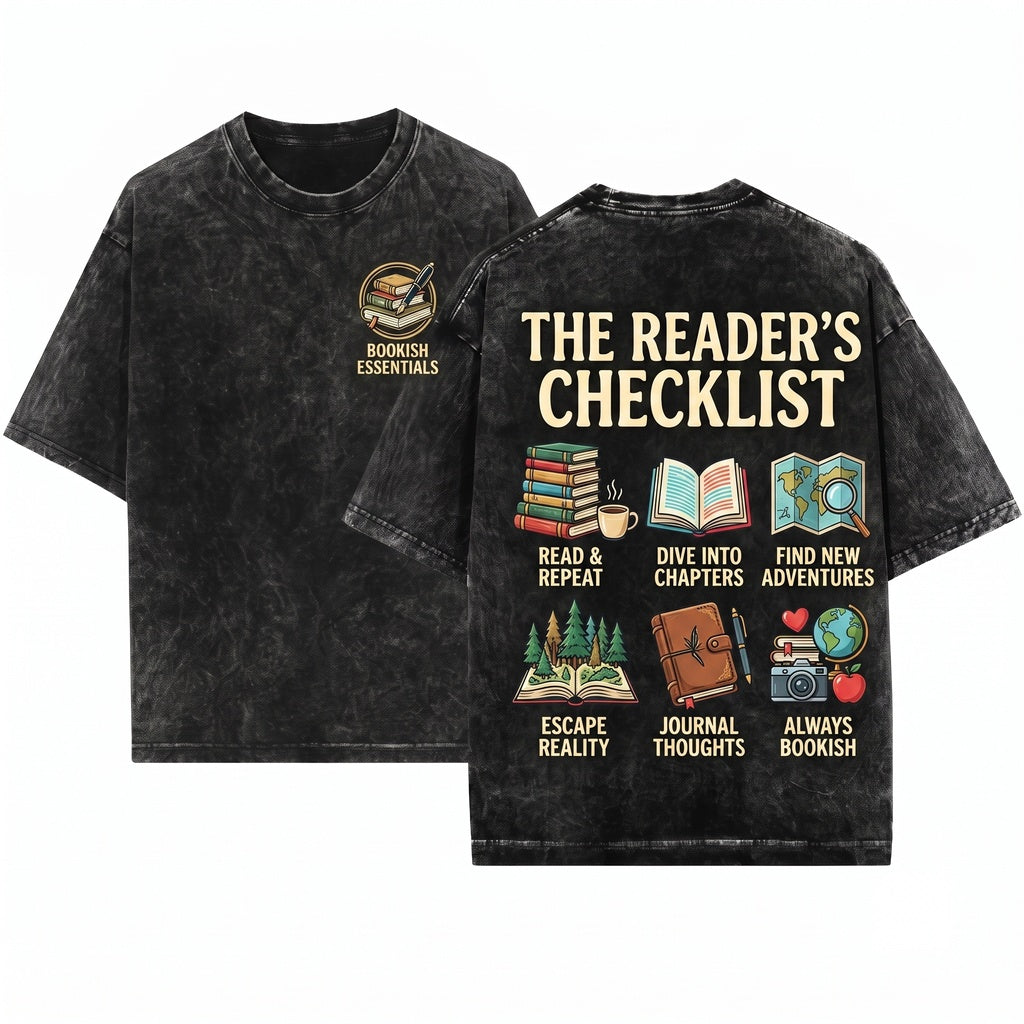 Funny Creative Author Writing Life Book Lover Literary Gift Unisex Wash T-Shirt
