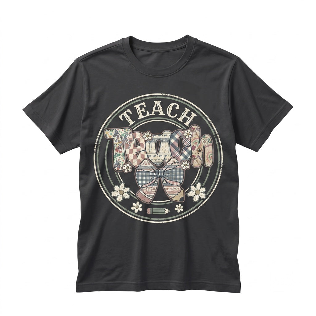Cute Floral Teach Appreciation Gift Funny Educator Unisex TShirt