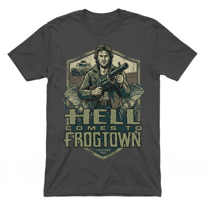 Hell Comes To Frogtown Vintage 1988 Sci-Fi Cult Movie Graphic Unisex TShirt