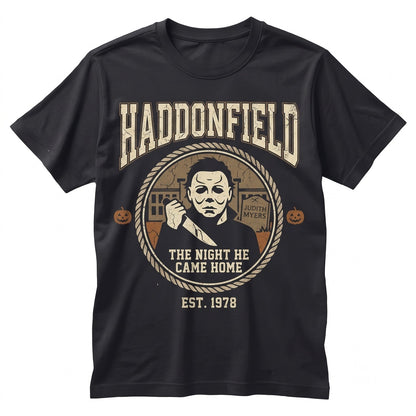 Halloween Horror Masked Slasher Graphic Youth Small Graphite Unisex TShirt