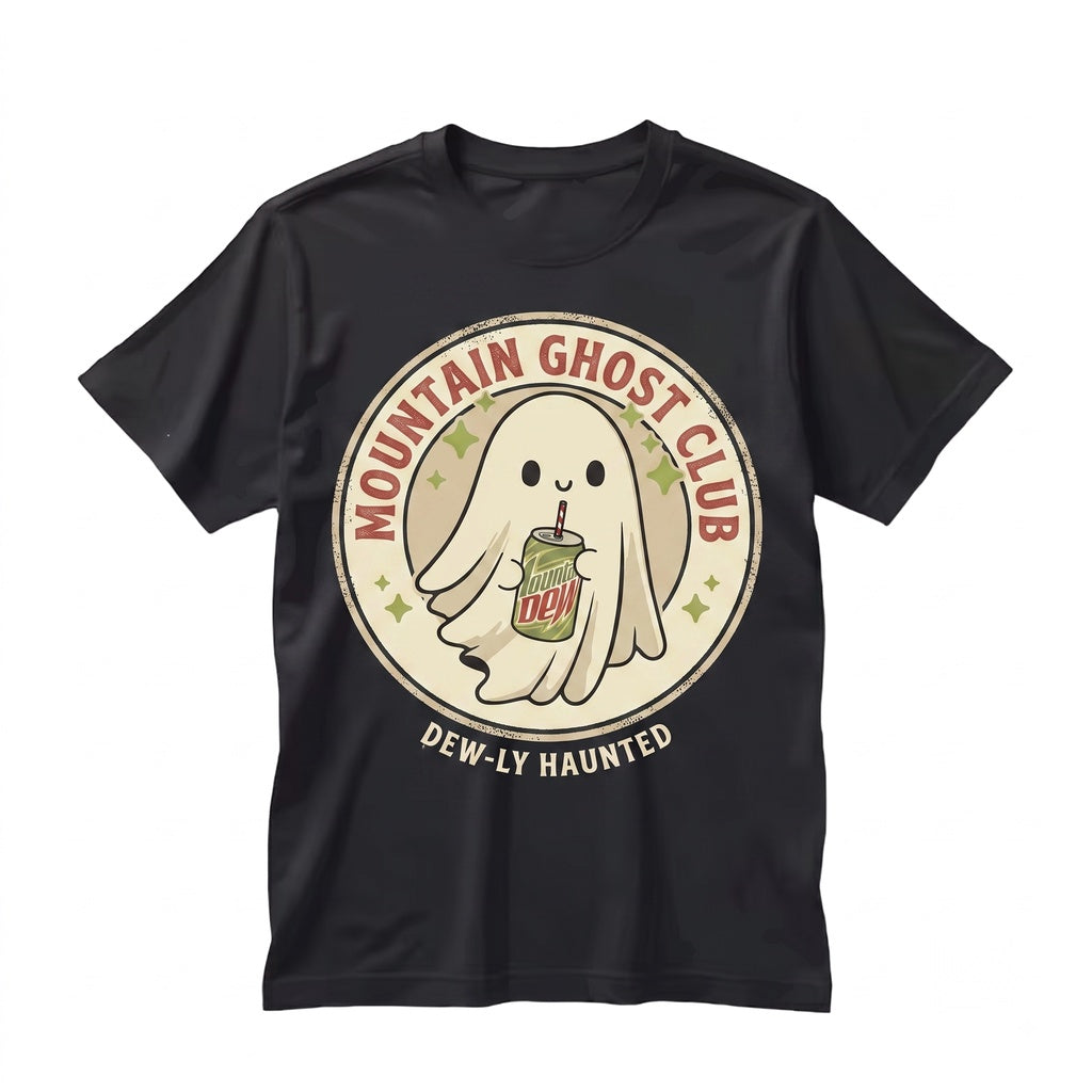 Cute Spooky Citrus Soda Ghost Graphic Pop Drink Lover Gift Unisex TShirt