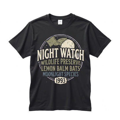 Three Colugo Flying Lemur Vintage Moon Graphic Oversized Funny Nature Wildlife Gift Unisex TShirt