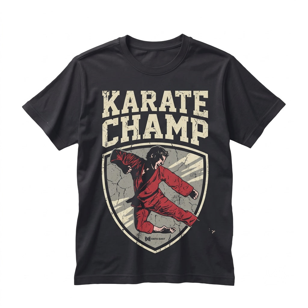 Vintage Retro 1980s Arcade Martial Arts Fighter Graphic Unisex TShirt