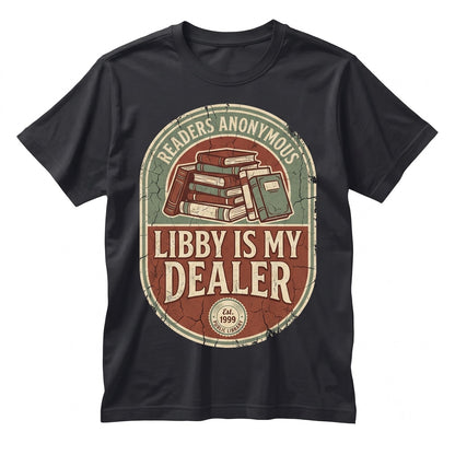 Embroidered Bookish Library App Dealer Cozy 1717 Ebook Reader Gift Unisex TShirt