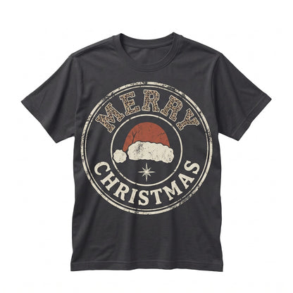 Vintage Merry Christmas Sweatshirt Leopard Print Santa Hat Festive Cozy Winter Pullover Women Holiday Crewneck Sweater Unisex