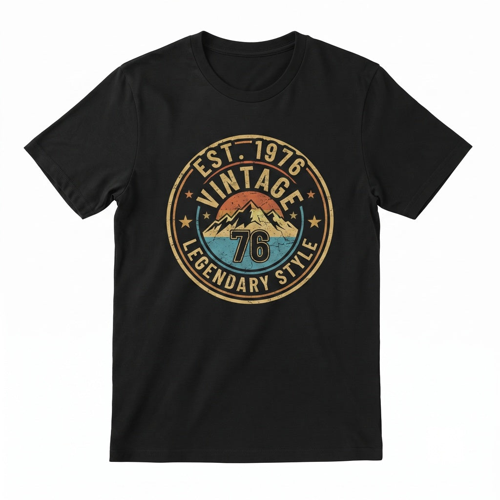 Vintage 1976 50th Birthday Gift For Women Fifty Apparel Classic Tee Unisex TShirt