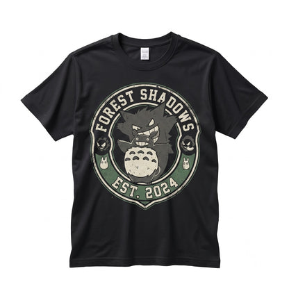 Spooky Forest Spirit Ghost Anime Vintage Washed Sleeveless Tank Graphic Top Unisex TShirt
