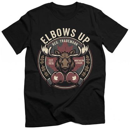 Elbows Up Proud Canadian Hockey Culture True North Strong Free Canada Not For 51st State Unisex TShirt