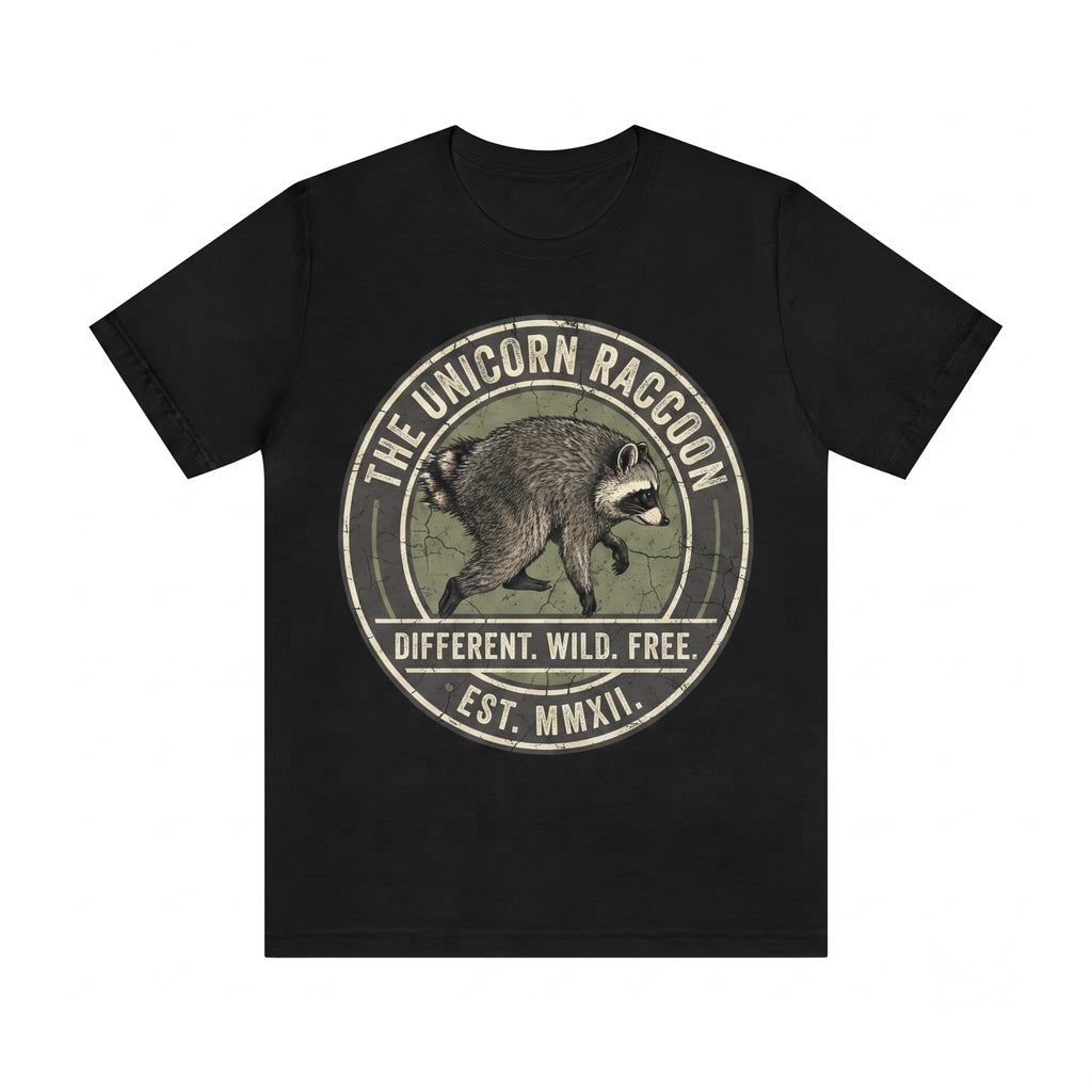 Jimothy Raccoon Apparel, Its OK To Be Different, Viral Internet Meme Clothing, Animal Humor Top Unisex TShirt