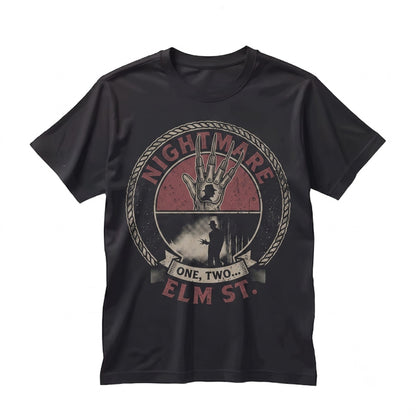 Retro Japanese Horror Film Graphic Vintage 80s Slasher Freddy Movie Poster Unisex TShirt