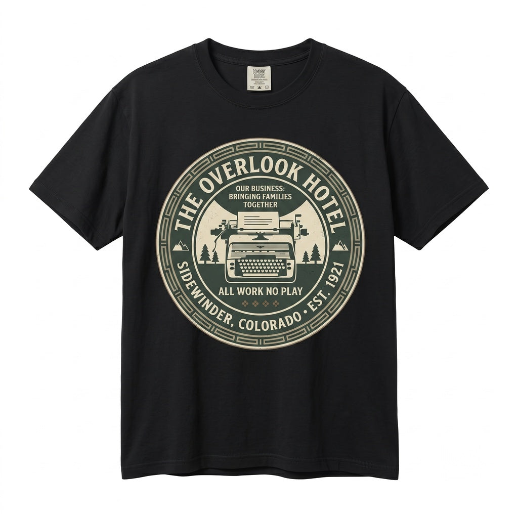 Vintage Overlook Hotel Horror Film Retro Graphic Unisex TShirt