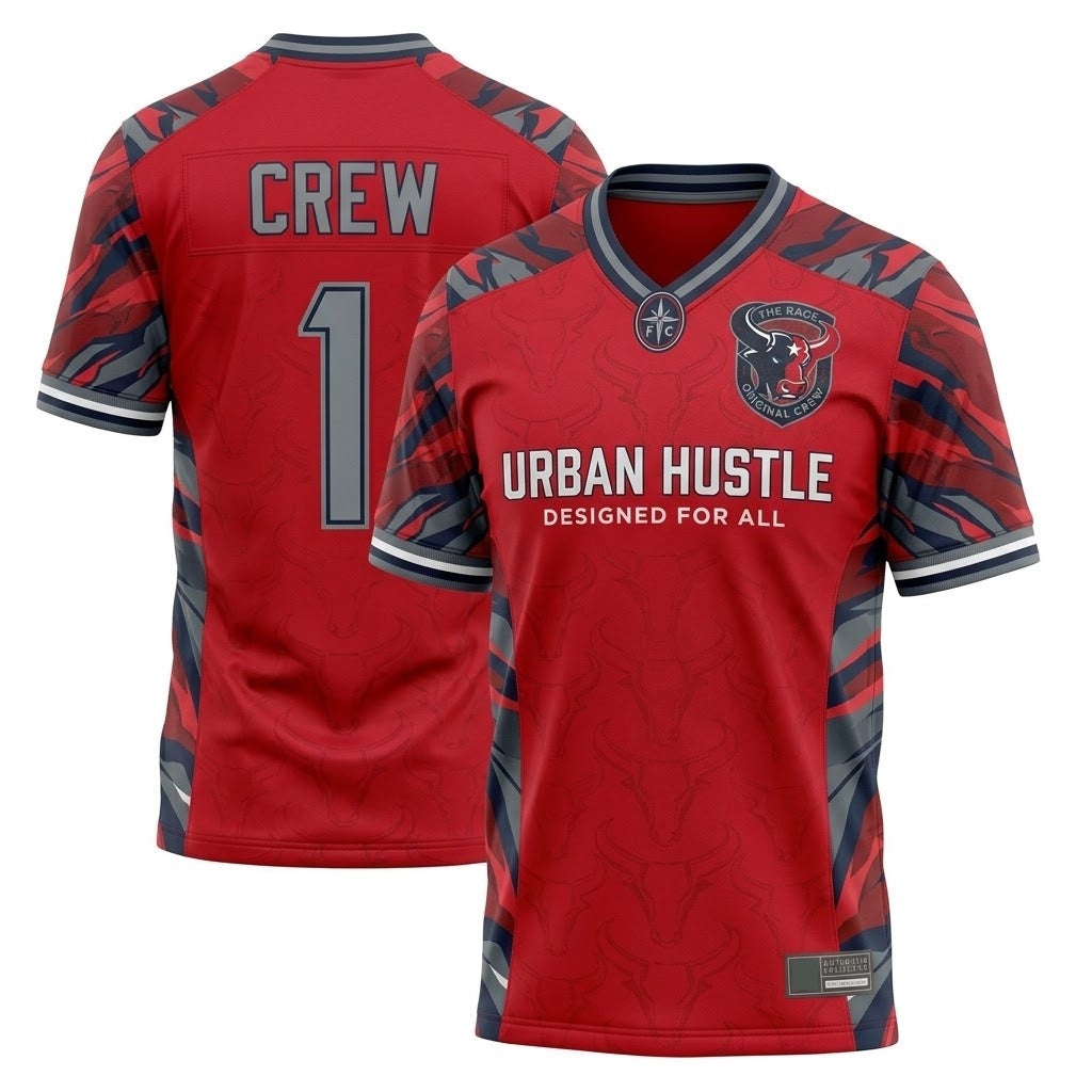 Unisex Football Fan Jersey - Breathable Lightweight Mesh Athletic Game Day Shirt
