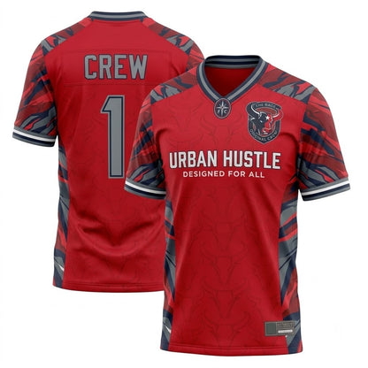 Unisex Football Fan Jersey - Breathable Lightweight Mesh Athletic Game Day Shirt