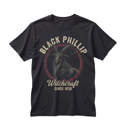 Black Philip Goat Gothic Horror Movie Witch Graphic Unisex TShirt