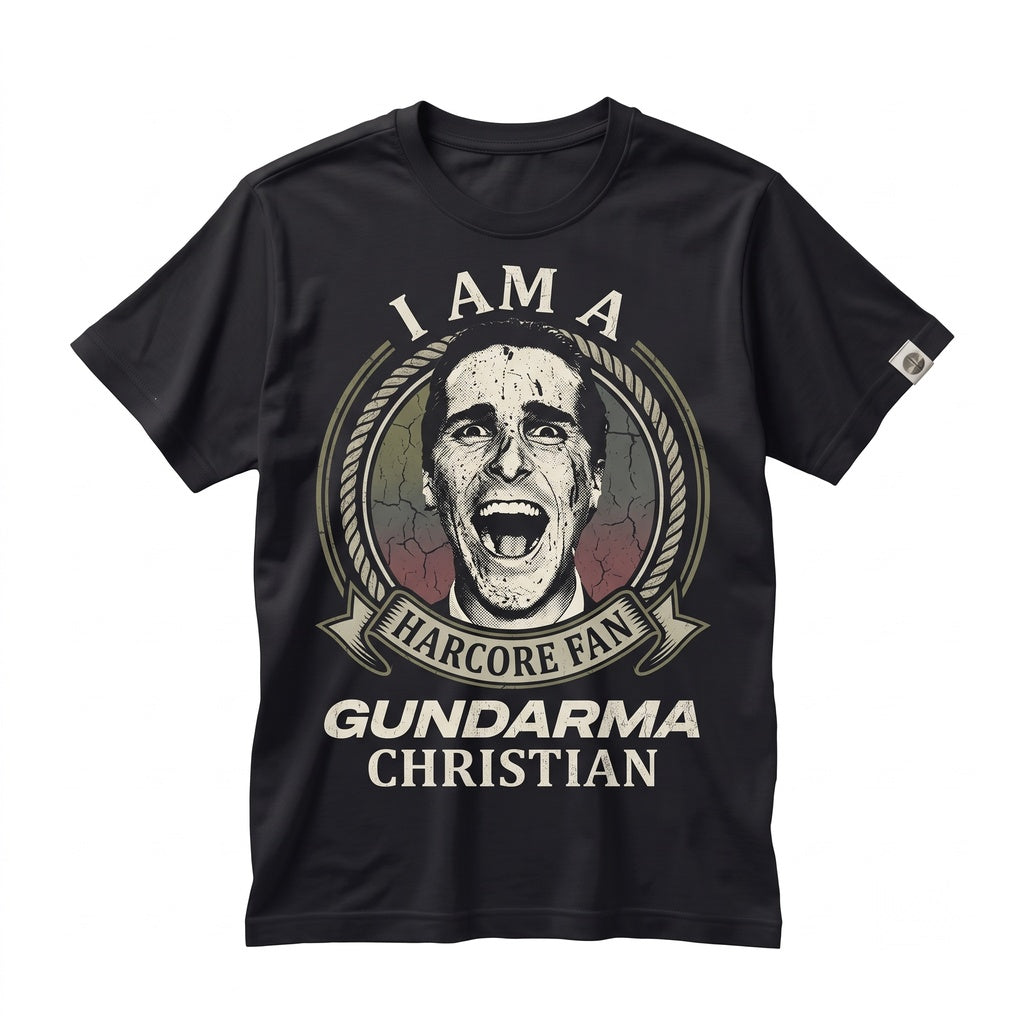 I Am Hardcore Christian Bale Fan Funny Meme Movie Parody Aesthetic Graphic Top Unisex TShirt