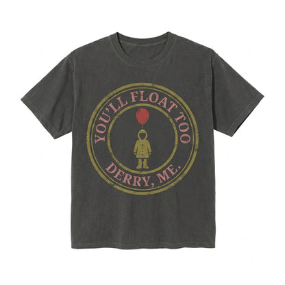 Youll Float Too Red Balloon Creepy Horror Movie Graphic Unisex TShirt
