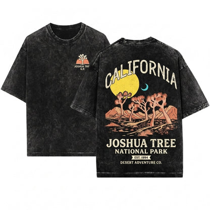 Joshua Tree National Park Graphic Unisex Wash T-Shirt