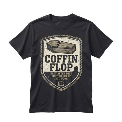 Funny Coffin Flop Corncob TV Parody Sketch Comedy Novelty Graphic Gift Unisex TShirt