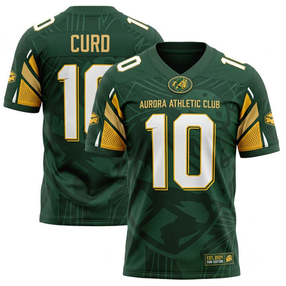 Unisex Breathable Mesh Football Fan Jersey - Stitched Game Day Athletic Shirt