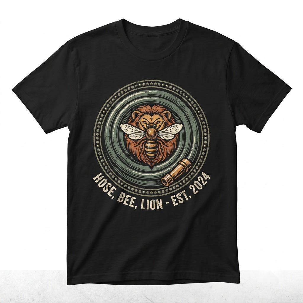 Funny Hose Bee Lion Meme Graphic Hos Be Lying Humor Cotton Short Sleeve Apparel Novelty Gift Unisex TShirt