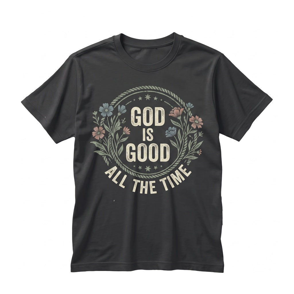 God Is Good AllGod Is Good All The Time Christian Bible Verse Faith Religious Preppy Womens Unisex TShirt