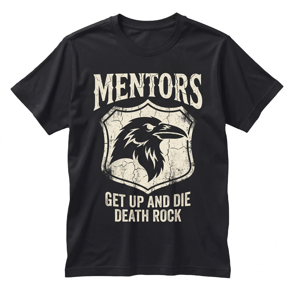 The Mentors Shock Rock Band Graphic Retro Punk Vintage Black Cotton Apparel Unisex TShirt
