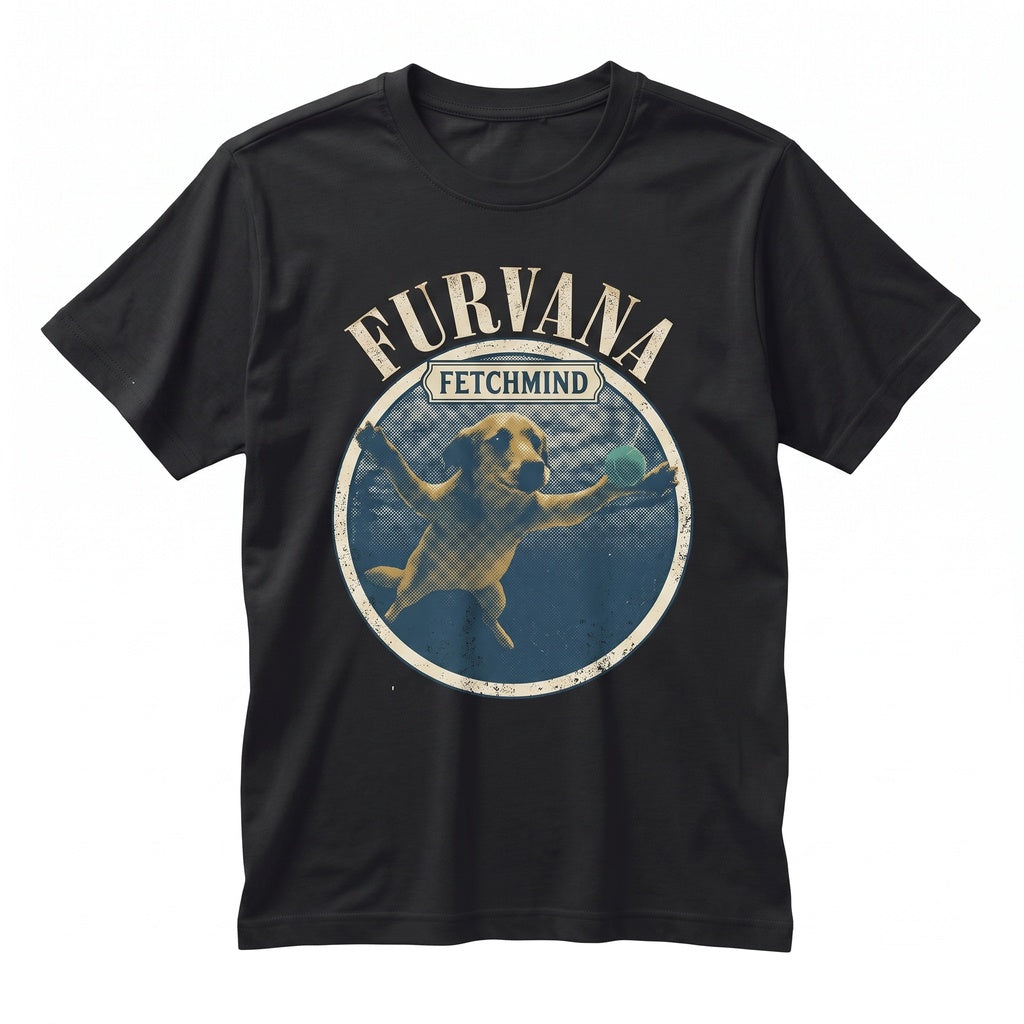 Funny Vintage Grunge Rock Music Parody Graphic Canine Meme Lover Apparel Unisex TShirt