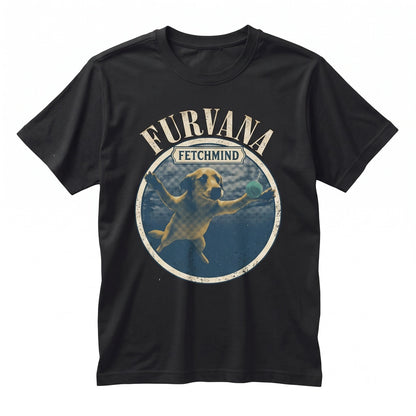 Funny Vintage Grunge Rock Music Parody Graphic Canine Meme Lover Apparel Unisex TShirt
