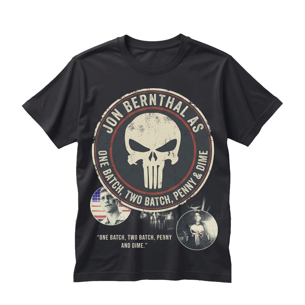 Vintage Skull Vigilante Jon Bernthal Graphic Frank Castle Dad Gift Daredevil Unisex TShirt