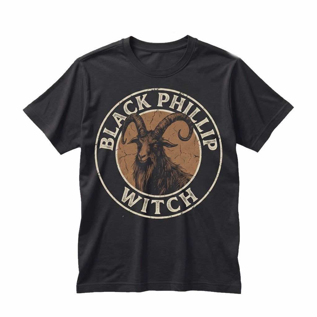 Black Philip Goat Gothic Horror Movie Witch Graphic Unisex TShirt