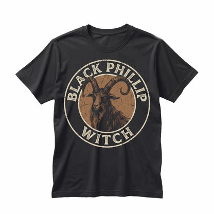 Black Philip Goat Gothic Horror Movie Witch Graphic Unisex TShirt
