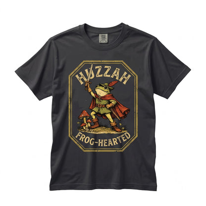 Funny Huzzah Frog Knight Renaissance Faire Whimsical Medieval Unisex TShirt