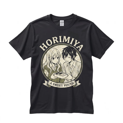 Cute Horimiya Graphic Top Japanese Manga Apparel Unisex TShirt