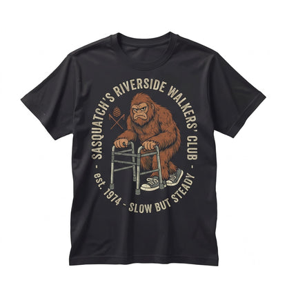 Funny Bigfoot Sasquatch Retro Vintage Graphic Cryptid Lover Woodland Humor Unisex TShirt