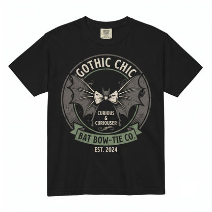 Halloween Bat Lace Gothic Spooky Witchy Fashion Graphic Apparel Unisex TShirt