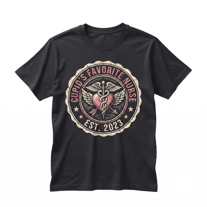 Cupid Favorite Nurse Sweatshirt Valentine Holiday Apparel Unisex TShirt