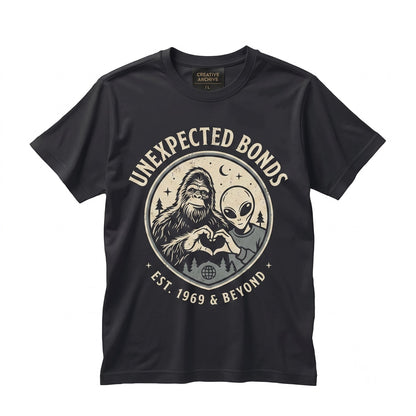 Funny I Believe Bigfoot Alien UFO Sasquatch Cryptid Graphic Unisex TShirt