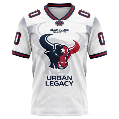 Unisex Athletic Football Fan Jersey, Breathable Mesh Game Day Sports Apparel