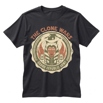 Ahsoka Anakin Obi-Wan Clone Wars Retro Jedi Theme Park Vacation Gift Unisex TShirt