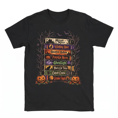 Vintage Halloween Vhs Graphic Retro Spooky Season Apparel Funny Horror Movie Outfit Unisex TShirt