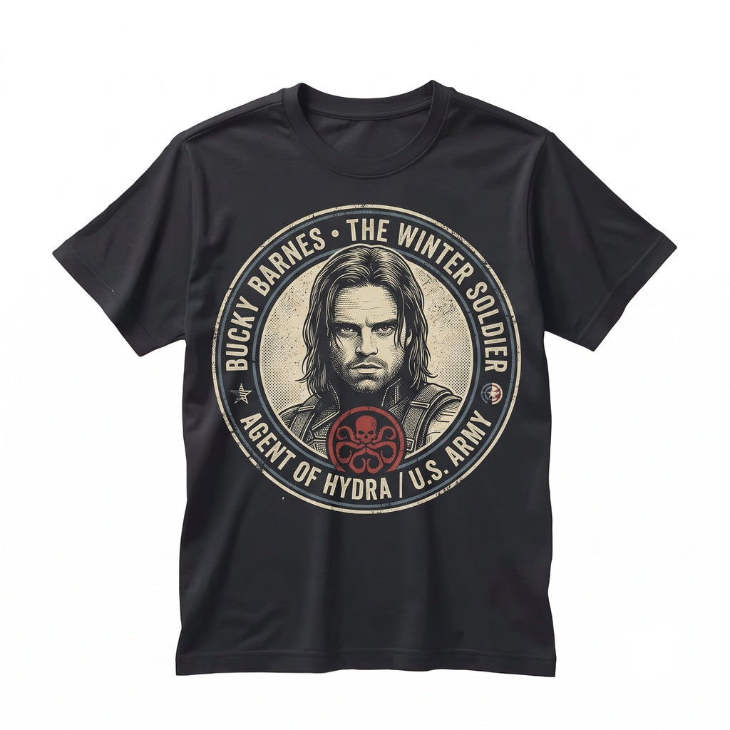 Vintage Bucky Barnes Retro Graphic Comic Character Men Women Apparel Gift Unisex TShirt