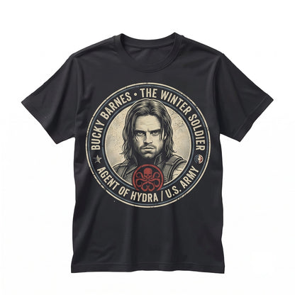 Vintage Bucky Barnes Retro Graphic Comic Character Men Women Apparel Gift Unisex TShirt