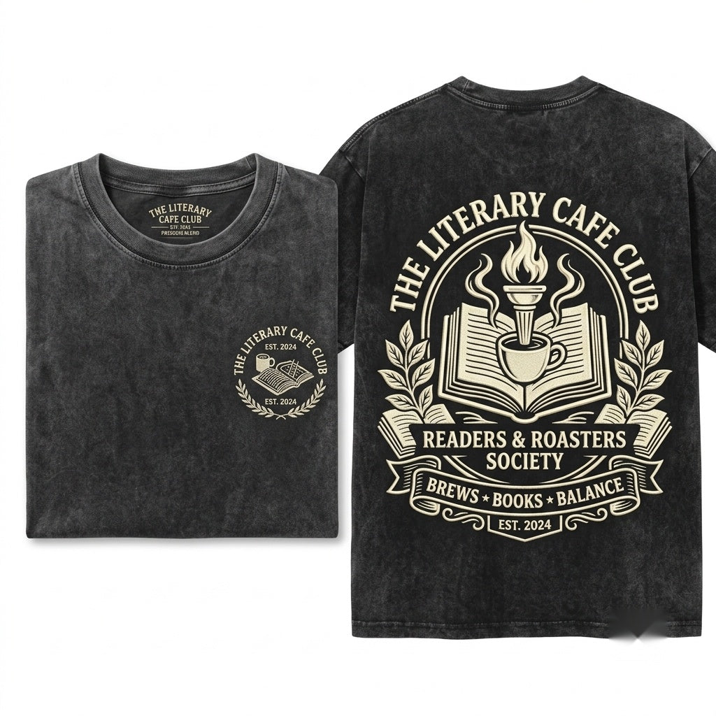 Bookish Reading Lover Club Teacher Librarian Gift Unisex Wash T-Shirt