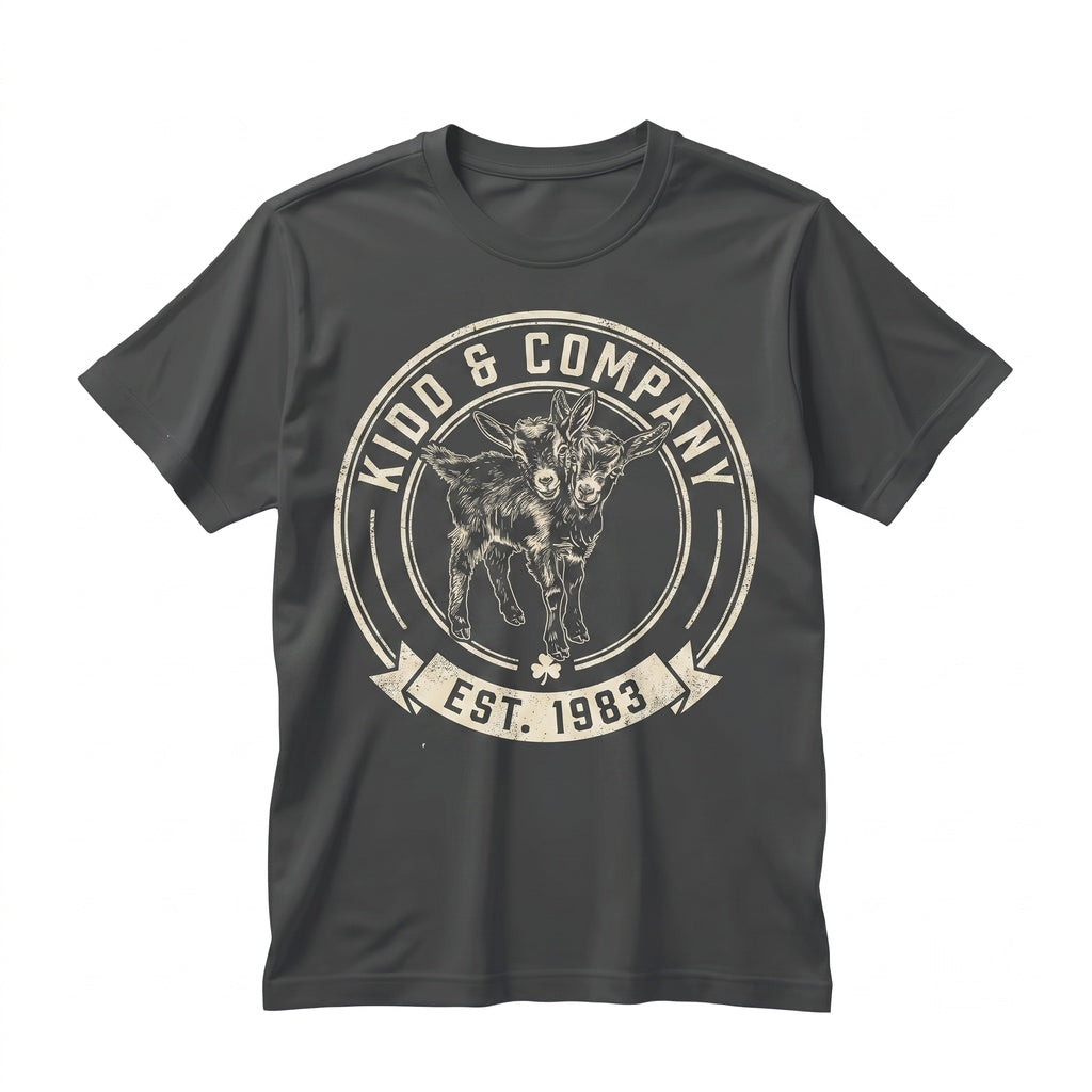 Two Headed Goat Cute Creepy Spooky Halloween Graphic Unisex TShirt