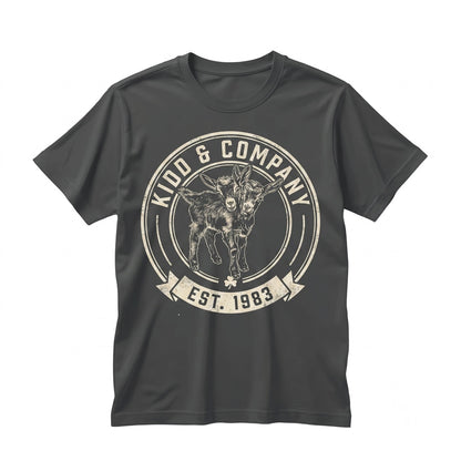 Two Headed Goat Cute Creepy Spooky Halloween Graphic Unisex TShirt