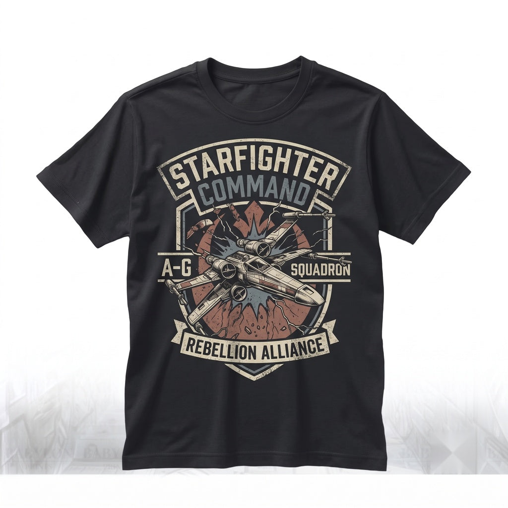 Vintage 1977 Sci-Fi Starfighter Graphic Apparel, Retro Galaxy Space Fighter Oversized Sweatshirt Unisex TShirt