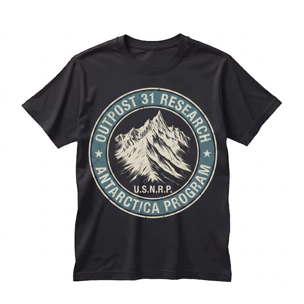 Antarctica Outpost 80s Retro Horror Monster Film Graphic Unisex TShirt